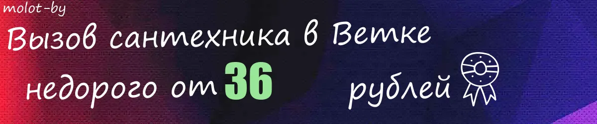 Сантехник в Ветке