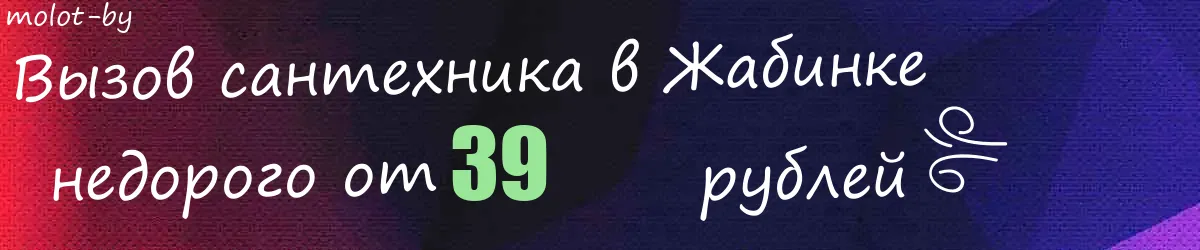 Сантехник в Жабинке