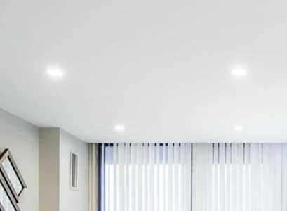 матовый белый натяжной потолок